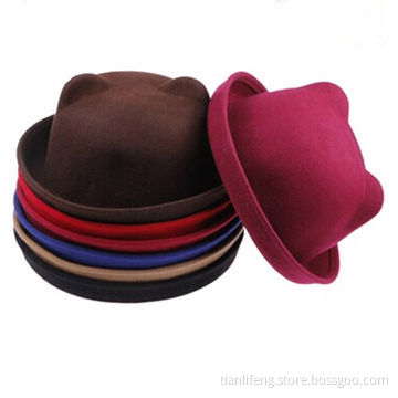 2014 New Arrival Products for Women, Unique, Cute Wool Winter & Autumn Cat Ears Hat CapNew